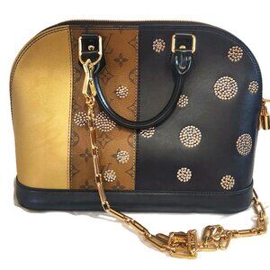 Louis Vuitton Reverse Monogram Studded Night Lights Alma PM